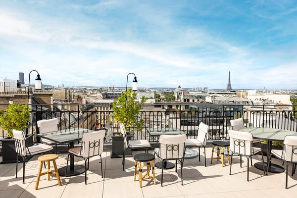 Rooftop bar Sequoia Paris