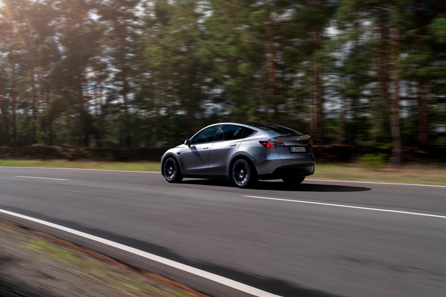 Tesla Model Y Quicksilver (Développée à la Gigafactory de Berlin.) ©Tesla